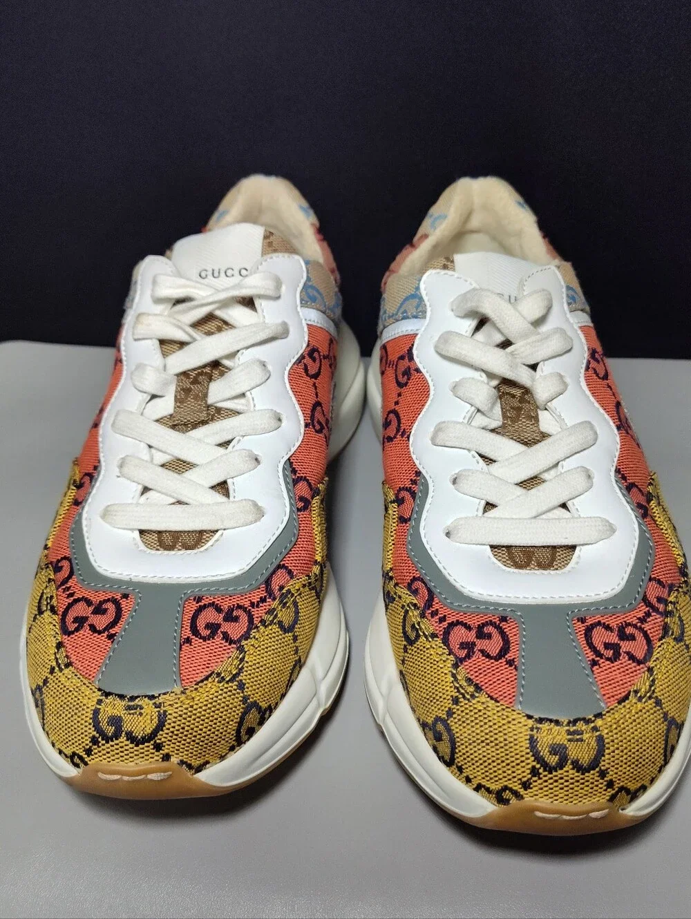 Size 7 - Gucci Rhyton GG Monogram - Multi-Color W